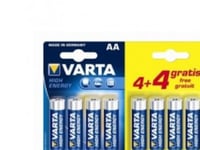 Varta 04906, Engångsbatteri, Aa, Alkalisk, 1,5 V, 8 Styck, Blå, Guld