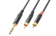 PD Connex CX84-1 Cable 6.3 St.-2 RCA M 1.5m