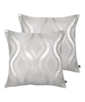 Prestigious Textiles Deco Cushions (Twin Pack) - Gold - Size 55 cm x 55 cm