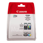 Genuine Canon PG560 Black & CL561 Colour Ink Cartridge For PIXMA TS5350a Printer