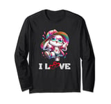 I love, Celebrating love and acceptance. Pride Month Long Sleeve T-Shirt