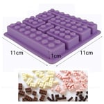 LLLKKK Robot Ice Cube Tray lego Silicone Mold Candy Chocolate Cak Moulds For Kids Party's and Baking Minifigure Building Block Themes (Color : Style4)