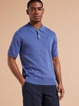 Levi's Short Sleeve Knitted Polo Shirt - Blue, Blue, Size Xl, Men