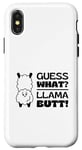 iPhone X/XS Guess What Llama Butt Dancing Booty Shaking Llamas Butts Gag Case