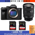 Sony A7 IV + FE 24-105mm f/4 G OSS + 2 SanDisk 32GB Extreme PRO UHS-II SDXC 300 MB/s + Guide PDF ""20 TECHNIQUES POUR RÉUSSIR VOS PHOTOS