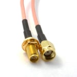 WiFi Router Antenna EXTENSION Cable/Lead Wireless RP SMA 2m