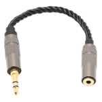 3.5 Male To 2.5 Female Adapter Silver Plated Copper Headphone Jack Conversi FST