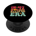 Retro In My Solar Eclipse Era 70s Cosmic Celebration PopSockets Swappable PopGrip