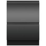 Fisher Paykel DD60D4HNB9 Series 9 Double Dishdrawer With Recessed Handles - BLACK STEEL