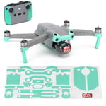 Wrapgrade Skin Compatible with DJI Air 2S | Accent Color A (MINT BLUE)