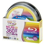 Verbatim Blu-ray Bd-re Dl 50 Gb Rewritable Blu-Ray Original Spindle 10 Discs NEW