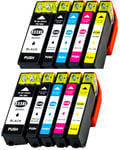 10 Compatible 33 33XL Fits For Epson XP-830 XP-900 XP7100 Ink Cartridges