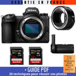 Nikon Z7 II + Nikon FTZ II + Grip Nikon MB-N11 + 2 SanDisk 32GB Extreme PRO UHS-II SDXC 300 MB/s + Guide PDF ""20 TECHNIQUES POUR RÉUSSIR VOS PHOTOS