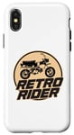iPhone X/XS Dax Retro Rider Classic Moped Motorcycle Gift Idea Tea Case