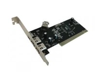 Carte PCI FireWire 3+1 ports - IEEE 1394a CHIPSET VIA VT6307 - Avec Cordon 6/4