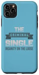 Coque pour iPhone 11 Pro Max Design humour unique criminel – La folie à pied libre
