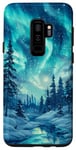 Galaxy S9+ Aurora Borealis Hiking Outdoor Hunting Forest Case