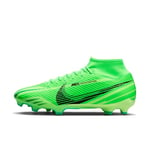Nike Men's Zoom Superfly 9 Acad MDS Fg/Mg Football Boots, Green Strike Black Stadium Green, 8 UK