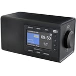 Bordsradio Färg-display Förvalsknappar DAB900SW Svart