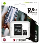 SD-kortti, KINGSTON 128GB micSDHC Canvas Select Plus