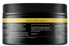 PurePower PurePower Omega-3 150 st. OneSize - Fri frakt