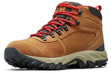 Columbia NEWTON RIDGE PLUS II SUEDE WATERPROOF Chaussures Montantes De Randonnée Et Trekking imperméables Homme, Marron (Elk x Mountain Red), 50 EU