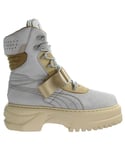 Puma x Fenty Dove Lark Nubuck Winter Multicolor Womens Boots - Grey Leather - Size UK 7