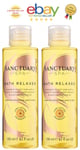 Sanctuary Spa Bath Oil Relaxer Skin Softening 150ml X 2 with Almond Oil