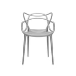 Kartell - Masters Chair 5865, Grey - Grå - Matstolar - Plast
