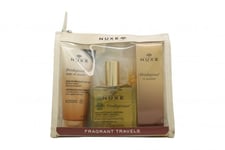 NUXE PRODIGIEUX TRAVEL EXCLUSIVE GIFT SET 100ML SHOWER OIL +  100ML DRY OIL + 30