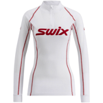 Swix RaceX Classic Half Zip, superundertøy dame Bright White/Swix Red 10111-23-00036 XL 2023