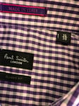 Paul Smith Check Shirt LONDON 15 EU38 CLASSIC Fit Made in Italy RRP £165