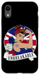 iPhone XR Britain Heritage UK Women British Girl Unbreakable Case
