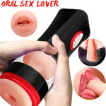 Sex Machine Blowjob Automatic Male-Masturbaters Cup Stroker for Men Oral Sex Toy