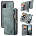 CaseMe Multi-slot Plånboksfodral Samsung Galaxy S20 FE Blå