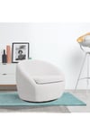 Upholstered Swivel Tub Chair