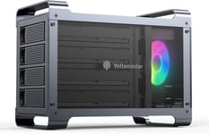 Yottamaster 4 Bay RGB Hard Drive Enclosure HDD Enclosure For 3.5" 2.5" SATA SSDs