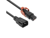 Act Ak5153 Strömkabel Svart 0,5 M C13-Koppling C14-Koppling (Ak5153)