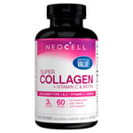 NeoCell Super Collagen + Vitamin C & Biotin - 180 Tablets