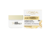 L’Oréal Paris Age Perfect, Kvinna, Alla hudtyper, Ansikte, Motverkar ålderstecken, Fuktgivande, 50+ År, Burk