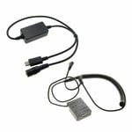 USB C PD to CP-W126 NP-W126 Coupler Cable for Fuji X-A3 X-E1 X-E2 X-E2S X-M1