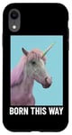 Coque pour iPhone XR Licorne Born This Way