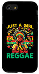 Coque pour iPhone SE (2020) / 7 / 8 Just A Girl Who Loves Reggae Musique jamaïcaine Rasta drôle