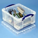Really Useful Boxes 21 Litre Fits Compartment Trays Storage Box Clear Lid 21L