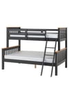 Neptune Triple Sleeper Bunk Bed (Single top bunk / Small double bottom bunk)