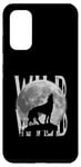 Galaxy S20 All You Need Sunset and a wolf I Love My wolf Wild Retro Case
