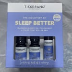 Tisserand Aromatherapy Sleep Better Pillow Mist The Discovery Kit 3 Piece Set