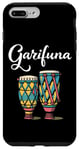 Coque pour iPhone 7 Plus/8 Plus Garfuna Drapeau africain afro Caraïbes Honduras Punta