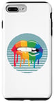 Coque pour iPhone 7 Plus/8 Plus Lèvres lesbiennes s'embrassant drapeau arc-en-ciel Gay Pride