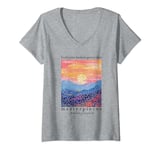 Womens God Turn Broken Pieces Into Masterpieces Christian V-Neck T-Shirt